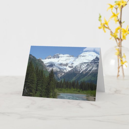 氷河公園モンタナ カード (黄色い花)