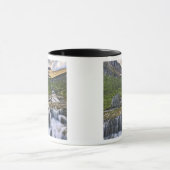 氷河国立公園のカスケードストリーム マグカップ (中央)