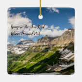 氷河国立公園 セラミックオーナメント (裏面)