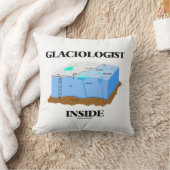 氷河地球科学内部の氷河学者 クッション (ブランケット)