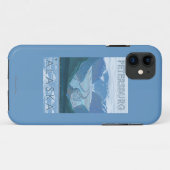氷河場面-ピーターズバーグ、アラスカ Case-Mate iPhoneケース (裏面(横))