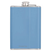 氷河場面- Cordova、アラスカ フラスク (裏面)