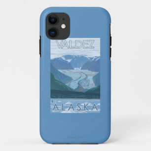 氷河場面- Valdez、アラスカ iPhone 11 ケース