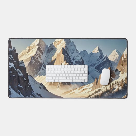 氷河峰 デスクマット (キーボード&マウス)