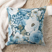 氷河庭冬植物学 クッション (ブランケット)