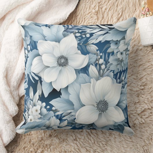 氷河庭冬植物学 クッション (ブランケット)