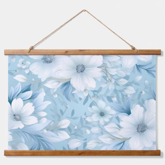 氷河庭冬植物学 吊り下げ型タペストリー (正面)