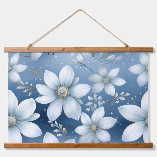 氷河庭冬植物学 吊り下げ型タペストリー (正面)