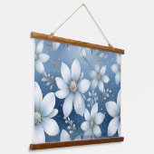 氷河庭冬植物学 吊り下げ型タペストリー (傾斜あり)