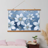 氷河庭冬植物学 吊り下げ型タペストリー (寝室)