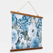 氷河庭冬植物学 吊り下げ型タペストリー (傾斜あり)