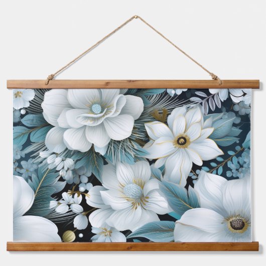 氷河庭冬植物学 吊り下げ型タペストリー (正面)