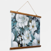 氷河庭冬植物学 吊り下げ型タペストリー (傾斜あり)