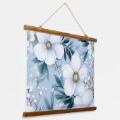 氷河庭冬植物学 吊り下げ型タペストリー (傾斜あり)