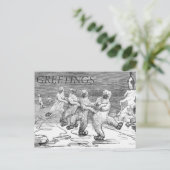 氷河性北極熊 ポストカード (スタンド正面)