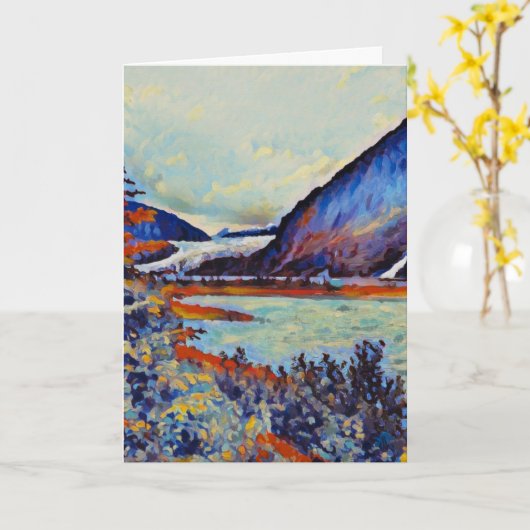 氷河性 カード (黄色い花)