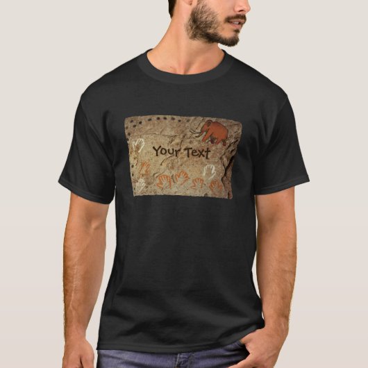 氷河時代の洞窟壁画 Tシャツ (正面)