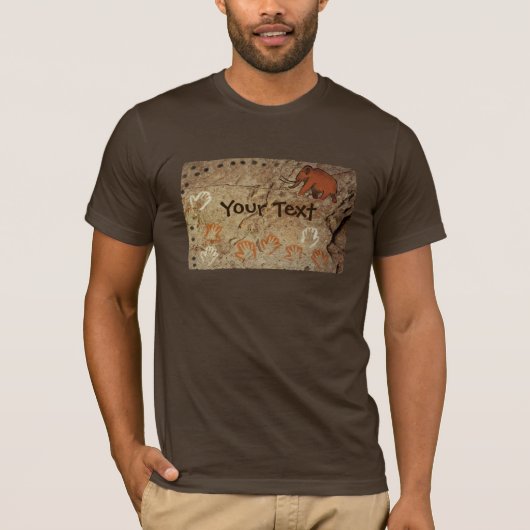 氷河期の洞窟壁画 Tシャツ (正面)