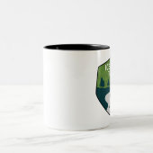 氷河期の道 ツートーンマグカップ (中央)