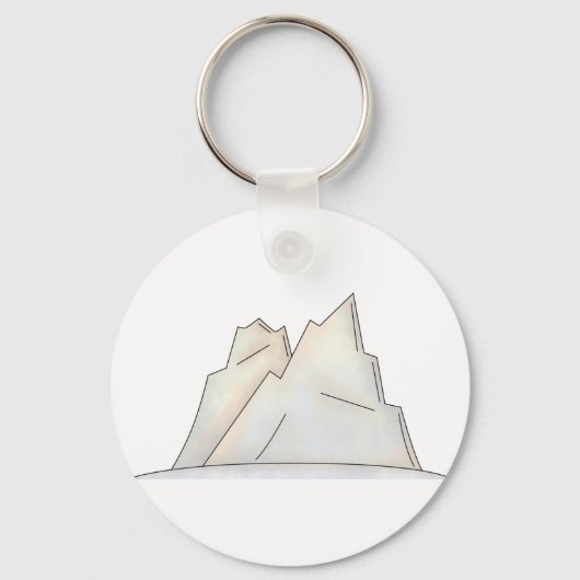 氷河氷山 キーホルダー (正面)