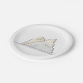 氷河氷山 ペーパープレート (アングル)