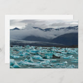 氷河湖ジョクルサロン – アイスランド 招待状 (正面/裏面)