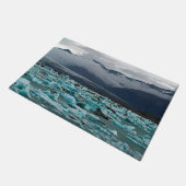 氷河湖ヨークルサルロン - アイスランド ドアマット (アングル)