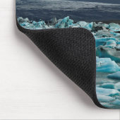 氷河湖ヨークルサルロン - アイスランド マウスパッド (コーナー)