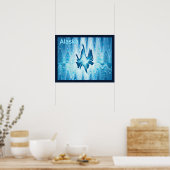 氷河湖 - アラスカ ポスター (キッチン)