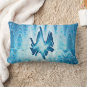 氷河湖 – アラスカ ランバークッション (ブランケット)