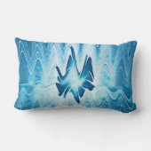 氷河湖 – アラスカ ランバークッション (裏面)