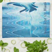 氷河湖 キッチンタオル (折り畳み)