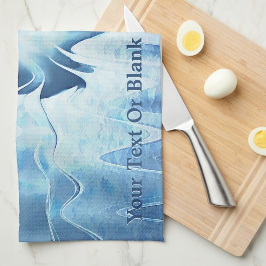 氷河湖 キッチンタオル (四つ折り)