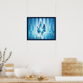 氷河湖 ポスター (キッチン)