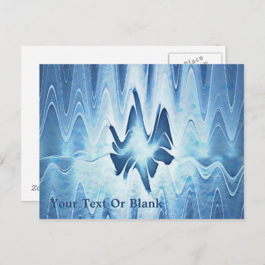 氷河湖 ポストカード (正面/裏面)