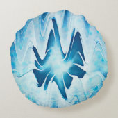 氷河湖 ラウンドクッション (裏面)