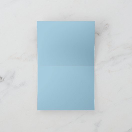 氷河湾国立公園(青い水と空) サンキューカード (内部)