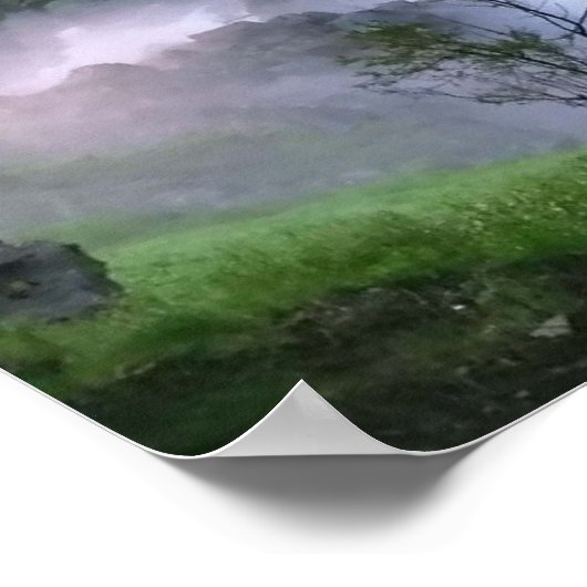 氷河滝 ポスター (角)