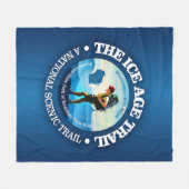 氷河航路(C) フリースブランケット (正面(横))