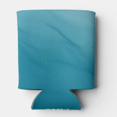 氷河融解抽象芸術自然撮影 缶クーラー (裏面)