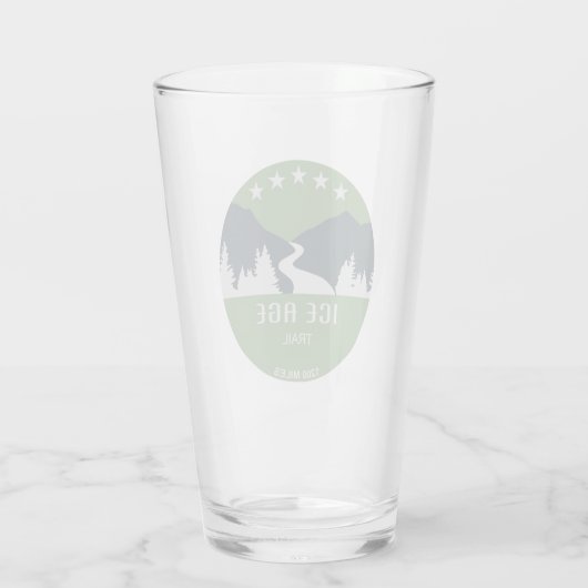 氷河跡 タンブラーグラス (裏面)