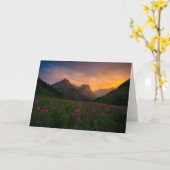 氷河野生の花 カード (黄色い花)