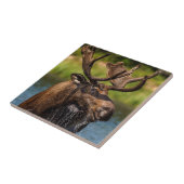 氷河食べ物を与え国立公園のブルムース タイル (側面)