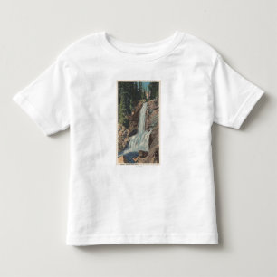 氷河、MT -トリックの滝の眺め及び薬 トドラーTシャツ