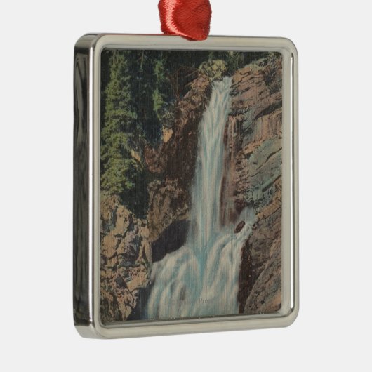氷河、MT -トリックの滝の眺め及び薬 メタルオーナメント (右)