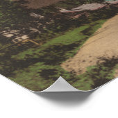 氷河、MT – 二つのシャレーのビュー&ロックウェル ポスター (角)