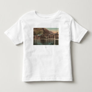 氷河、MT -多くのの眺め氷河ホテル トドラーTシャツ