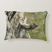 氷河Iの黄金のマントルの地面リス アクセントクッション (裏面)