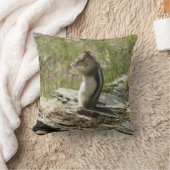 氷河Iの黄金のマントルの地面リス クッション (ブランケット)