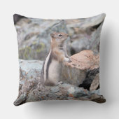 氷河IIの黄金のマントルの地面リス クッション (裏面)